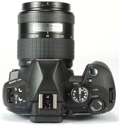 Olympus E-520 DSLR camera with 14-45mm lens.Olympus E-520 DSLR camera with 14-45 mm lens