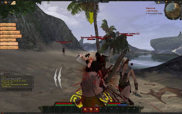 Screenshot of gameplay from Age of Conan: Hyborian Adventures.