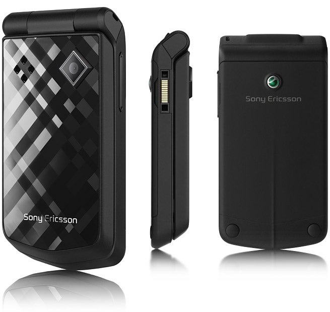 Sony Ericsson Z555i phone in multiple views showing design.