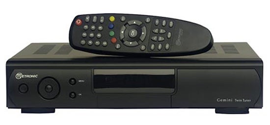 Metronic Gemini Freeview Receiver with remote control.