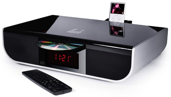 Roth Audio Alfie sound system with iPod dock and remote control.