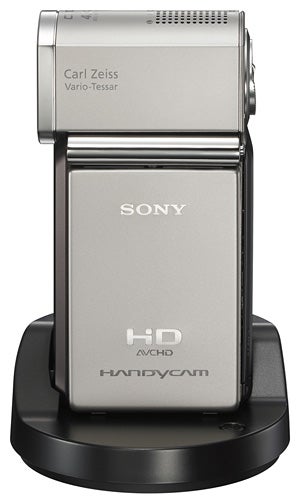 Sony HDR-TG3 Handycam on docking stationSony HDR-TG3 Handycam on docking station.