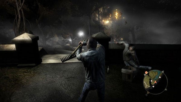 Screenshot of gameplay from Alone In The Dark video game.Screenshot of gameplay from 'Alone In The Dark' video game.