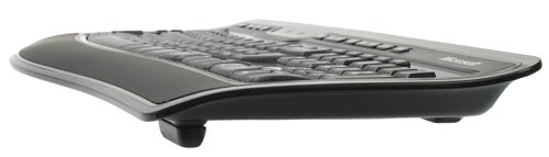 Side view of Microsoft Wireless Laser Desktop 7000 keyboard.