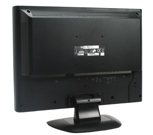 Rear view of Hyundai 22in BlueH HM22D LCD TV Monitor.Rear view of Hyundai 22 inch BlueH HM22D LCD TV Monitor.