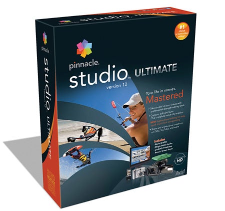 Pinnacle Studio Ultimate Version 12 software package.
