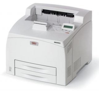 OKI B6250 Mono Laser Printer on white background.