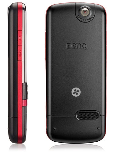 BenQ E72 smartphone front and side view
