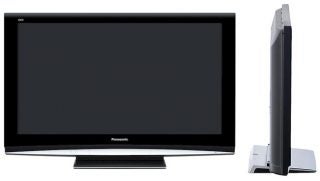 Panasonic Viera TH-42PZ80 42-inch Plasma TV front and side view