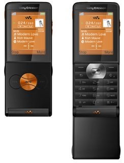 Sony Ericsson W350 mobile phone in open and closed positions.