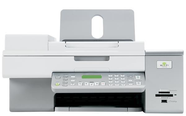 Lexmark X6575 Wireless All-in-One printer front view.