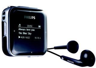 Philips GoGear SA2840/02 MP3 player with headphones