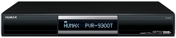 Humax PVR-9300T Freeview personal video recorder.Humax PVR-9300T Freeview personal video recorder front view.