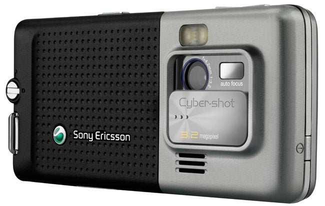Sony Ericsson C702 Cyber-shot phone with camera visible.Sony Ericsson C702 Cyber-shot phone with 3.2-megapixel camera.