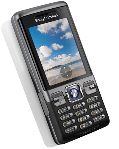 Sony Ericsson C702 Cyber-shot mobile phone.Sony Ericsson C702 Cyber-shot mobile phone with screen display.