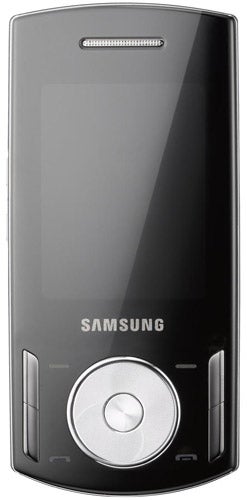 Samsung SGH-F400 mobile phone front view.