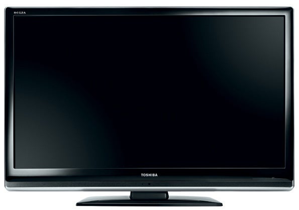 Toshiba Regza 37XV505DB 37-inch LCD television.Toshiba Regza 37-inch LCD TV front view.