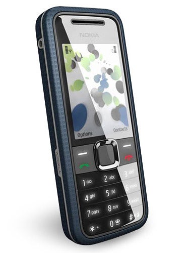 Nokia 7310 Supernova mobile phone on white background.Nokia 7310 Supernova mobile phone standing upright.