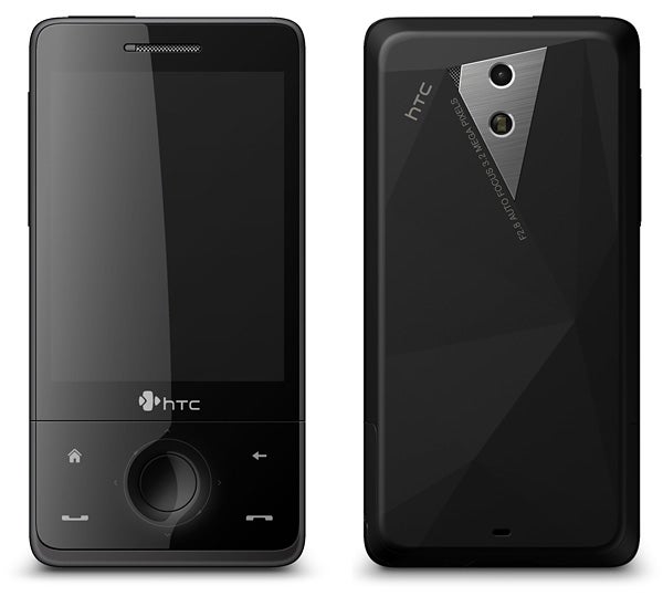 HTC Touch Pro smartphone front and back view.