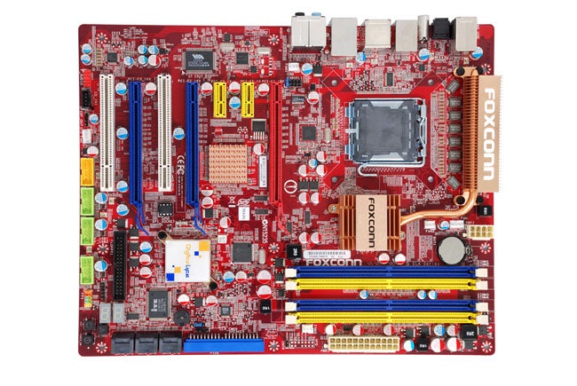 Foxconn Digital Life ELA motherboard with red PCB