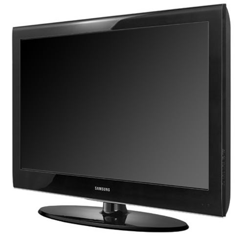 Samsung LE32A558 32-inch LCD TV on white background.Samsung LE32A558 32-inch LCD Television