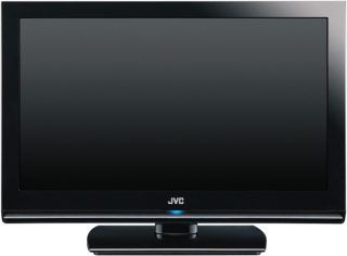 JVC LT-32DE9BJ 32-inch LCD television on a stand