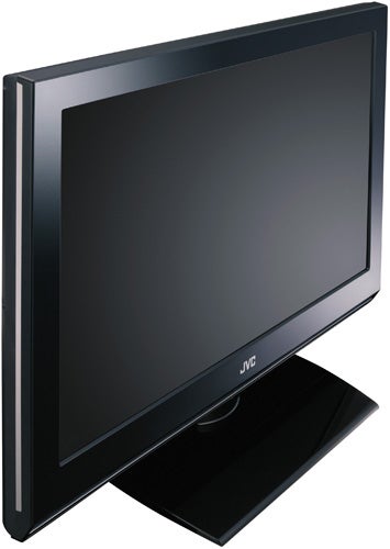 JVC LT-32DE9BJ 32-inch LCD TV with stand.JVC LT-32DE9BJ 32-inch LCD TV with PVR on stand