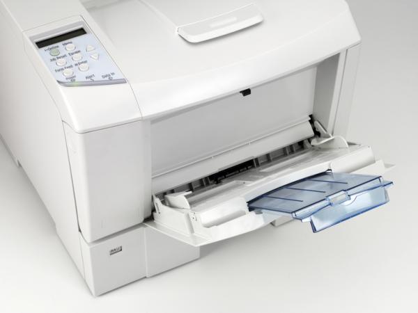 Ricoh Aficio SP 4100N Mono Laser Printer with output tray extended.