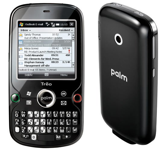 Palm Treo Pro smartphone front and side views.