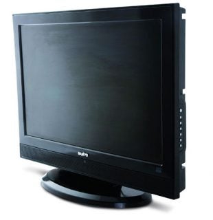 Sanyo 22-inch LCD TV with built-in DVD player.