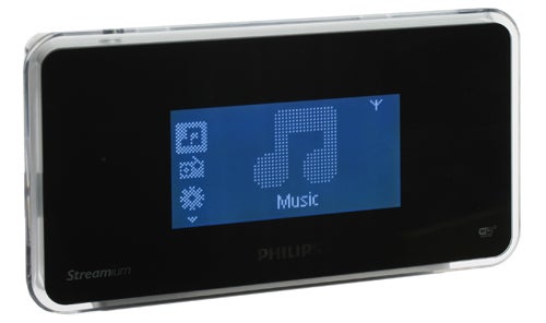 Philips NP1100 Streamium network music player display.Philips NP1100 Streamium Network Music Player display screen.