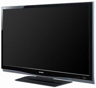 Sharp Aquos LC-46X8E 46-inch LCD television on white background