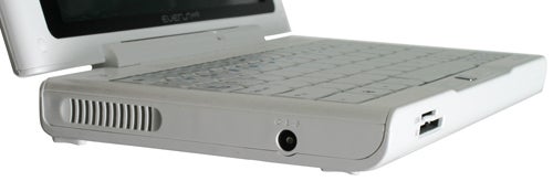Side view of Raon Digital Everun Note mini-laptop.