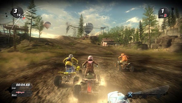 Screenshot of ATV racing game 