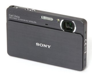 Sony Cyber-shot DSC-T700 digital camera on white background.
