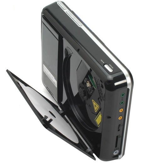 Philips DCP951 Portable DVD Player with open disc tray.
