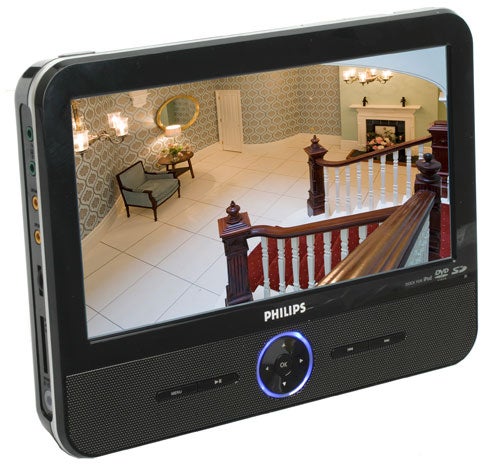 Philips DCP951 Portable DVD Player displaying a room.