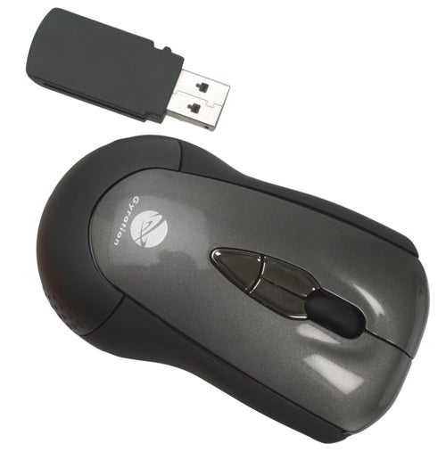 Gyration Air Mouse with detachable USB receiver.