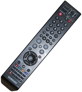 Samsung DVD-SH875M recorder remote control.