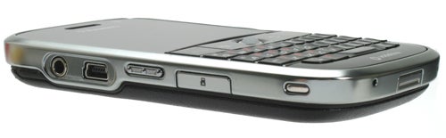 Side view of BlackBerry Bold 9000 smartphone.