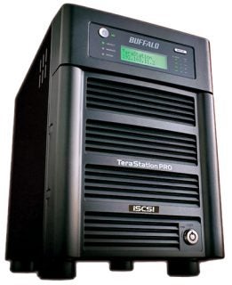Buffalo TeraStation Pro II iSCSI network storage device.