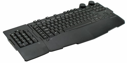 Microsoft SideWinder X6 Keyboard on white background.