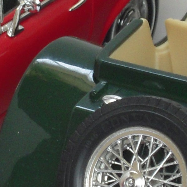 Close-up of model cars showcasing photography depth of field.