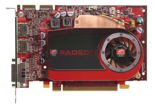 ATI Radeon HD 4670 graphics card with copper cooler