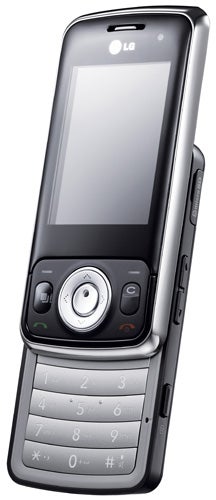LG KT520 slider phone with numeric keypad displayed.