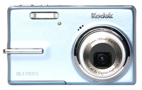Kodak EasyShare M893 IS digital camera front view.