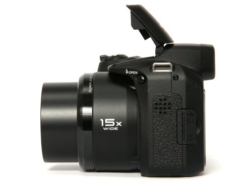 Fujifilm FinePix S2000HD camera on a white background.