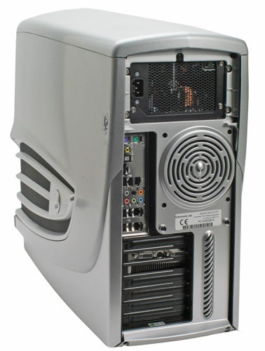 Rear view of Alienware Area-51 Gaming PC tower