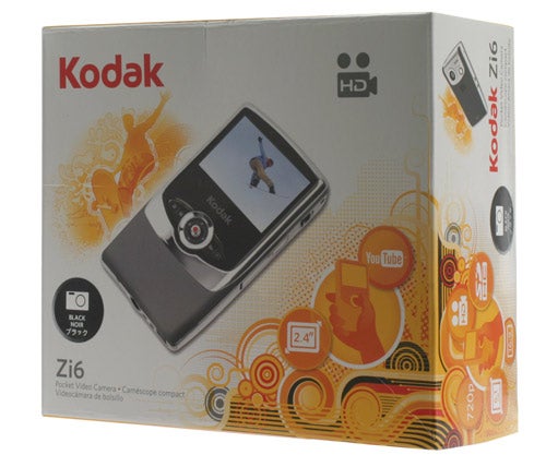 Kodak Zi6 Pocket Video Camera in packaging.