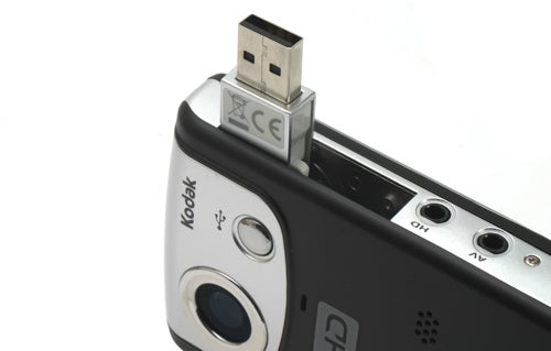 Kodak Zi6 Pocket Video Camera with built-in USB connector.